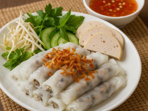 Cách làm bánh cuốn nóng bằng chảo chống dính