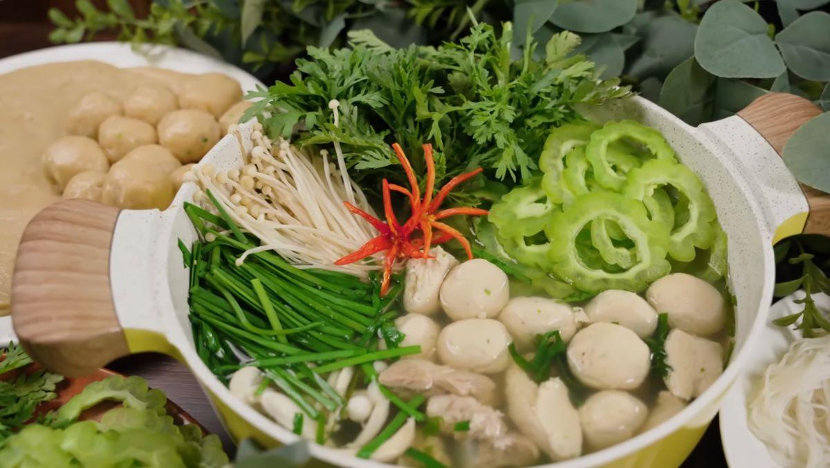 Cách nấu lẩu cá thác lác khổ qua thanh ngọt, không đắng