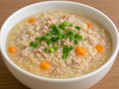 Cháo yến mạch thịt bằm: Cách nấu đơn giản tại nhà