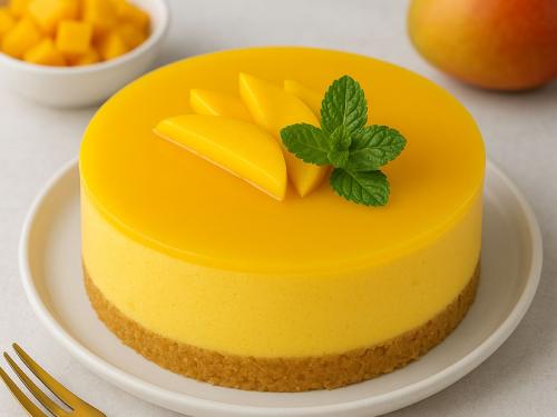 Hướng dẫn cách làm bánh mousse xoài thơm, mịn "siêu dễ"